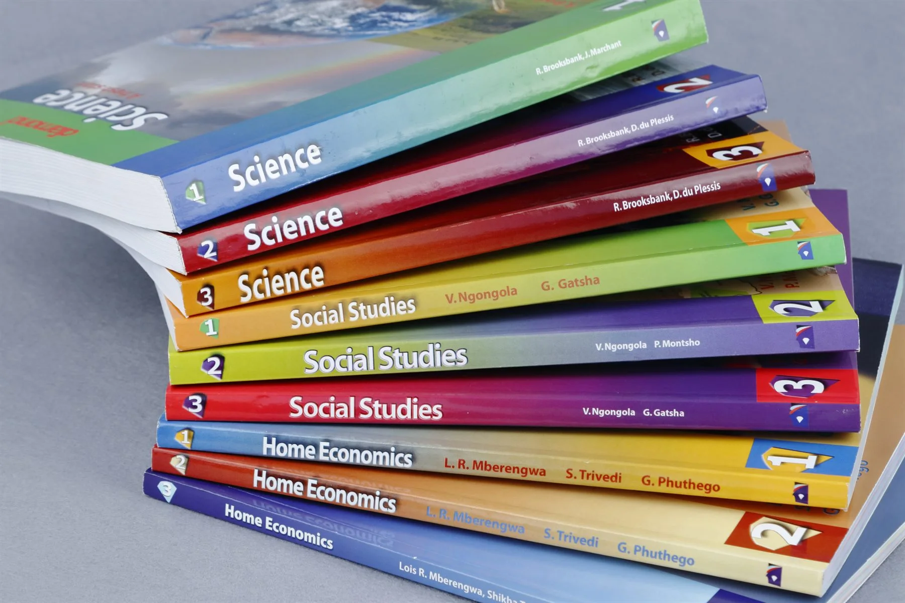 Botswana learners using learning resources
